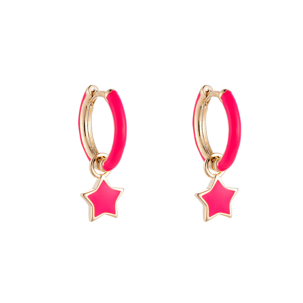 Pink Star Earring - PER UNIT